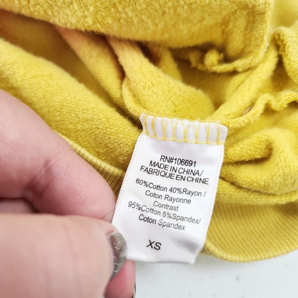 Young Fabulous & Broke Women's Sunset Ombre Cowl Neck Hooded Sweater NWT Size XS - Picture 6 of 6